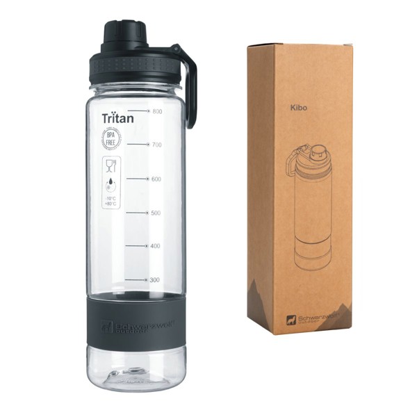 KIBO Tritan Trinkflasche 0 - Transparent