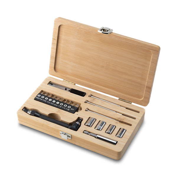 Pattaya tool set in a bamboo box