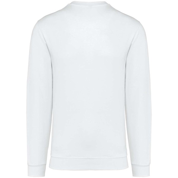 Crew Neck Sweatshirt - White / L