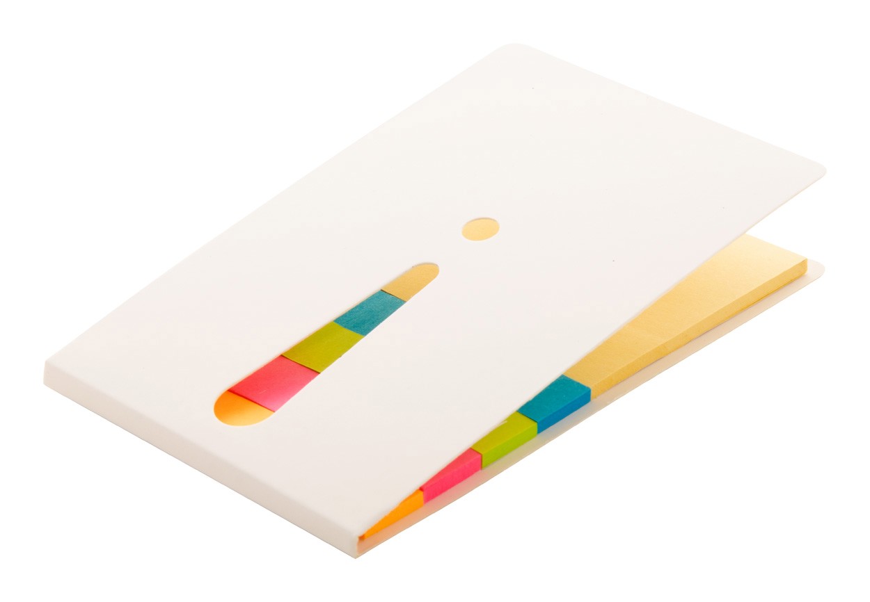 Adhesive Notepad Exclam - White