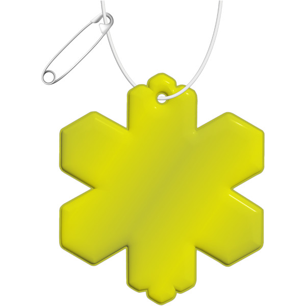 Pendente refletor de TPU de floco de neve RFX™ - Amarelo neón