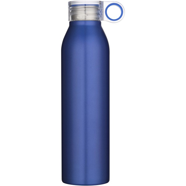 Bouteille d’eau Grom de 650 ml en acier inoxydable recyclé certifié RCS - Bleu royal