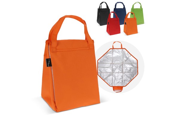 Folded cooler bag &amp; picnic mat - Black