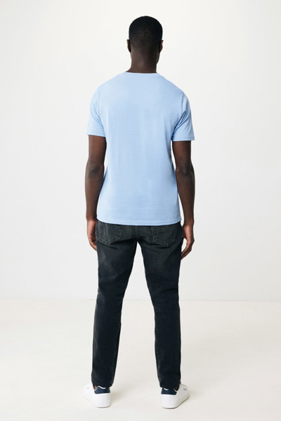 T-shirt en coton recyclé IQONIQ Brett - Sky Blue / S