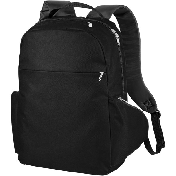 Slim 15" Laptop-Rucksack 15L - schwarz