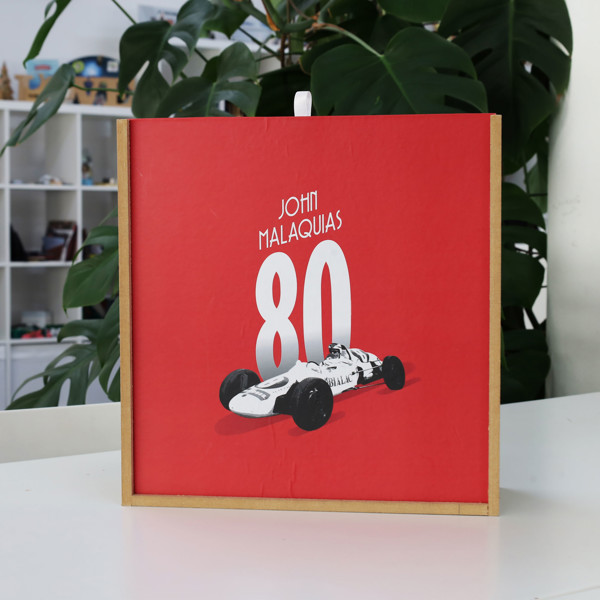 Wooden Box For 3 Customizable Wine Bottles