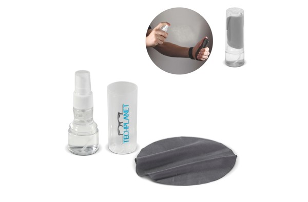 Screen cleaner, microfiber cloth, 30ml spray