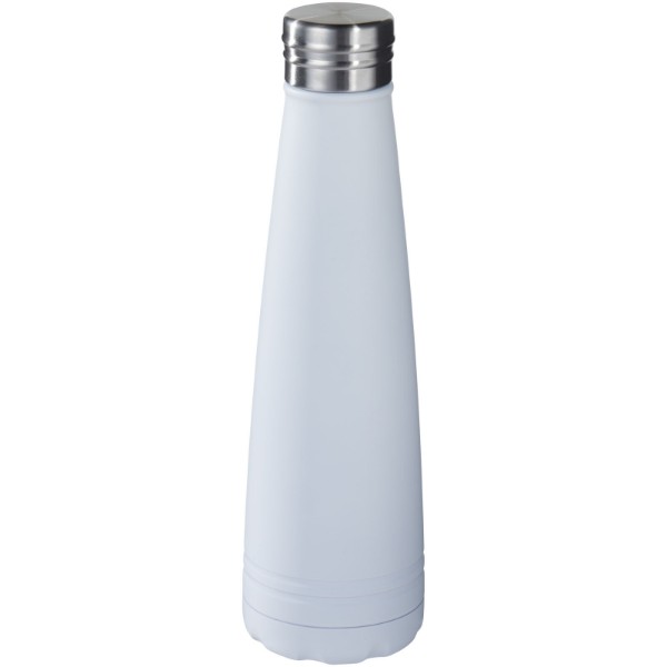 Duke 500 ml copper vacuum insulated water bottle - White