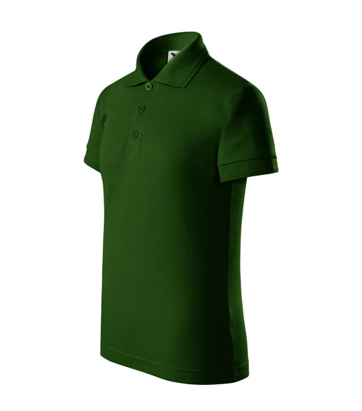 Polo Shirt Kids Malfini® Pique Polo - Bottle Green / 134 cm/8 years