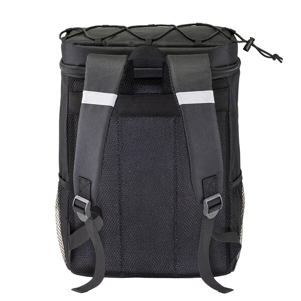 600D Polyester Insulated Backpack With Peva Lining - Black