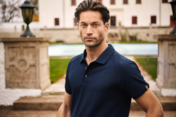 Harvest Brookings Polo Modern Fit White S