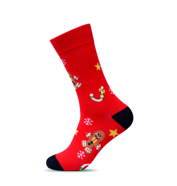 Pair of Christmas socks M Soc Medium - Red