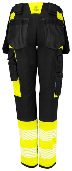 6543 Woman Waist Pant HV Yellow/black C42
