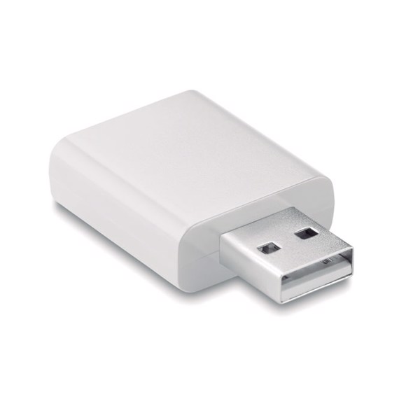 USB z blokadą danych Data Blocker - biały