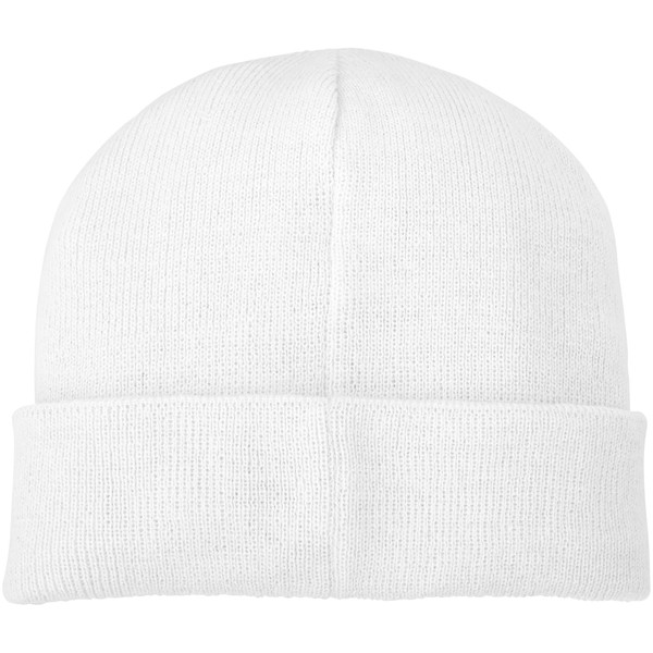 Boreas beanie with patch - White