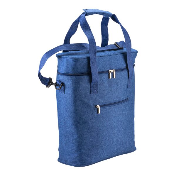 Borsa Termica In R-Pet Melange Con Interno Bianco In Peva.