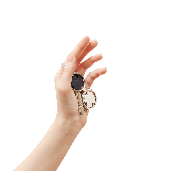 Key Ring Spinning Clover Leaf