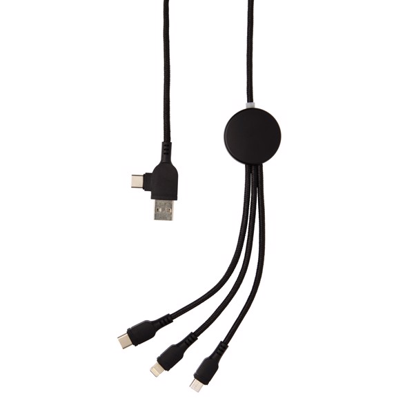 Light up logo 6-in-1 cable