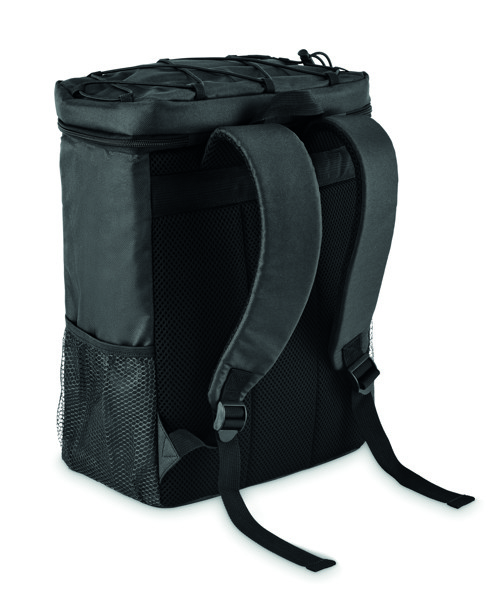 Cooler backpack in 600D RPET Mafrio - Black
