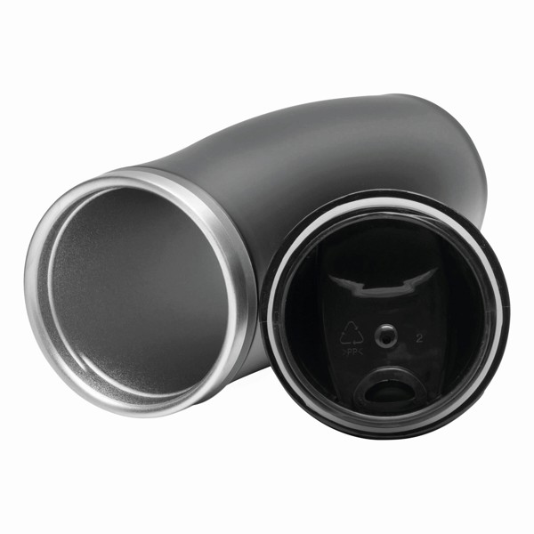Isolierbecher Dark Crema - Grau / Schwarz