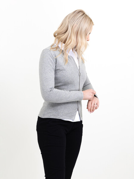 Harvest Ashland Woman Cardigan Greymelange XS