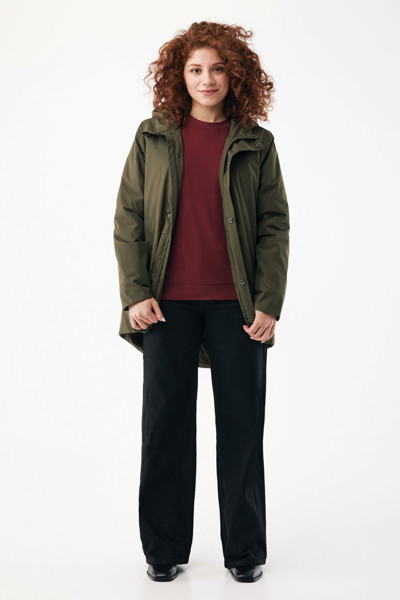Thelon parka z recyklovaného polyesteru IQONIQ - Khaki / L