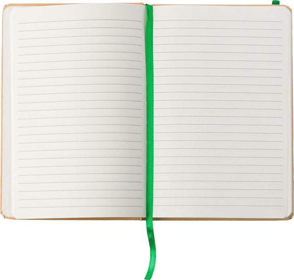 Notitieboek Gianni | Gerecycled karton | A5 | Gelinieerd - wit
