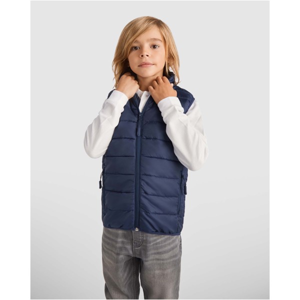 Oslo kids insulated bodywarmer - Solid Black / 8