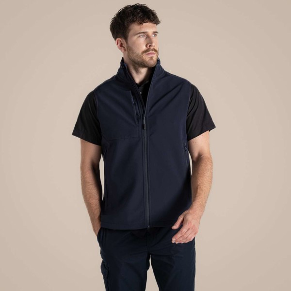 Unisex Expert Basecamp Softshell Vest - Black / S