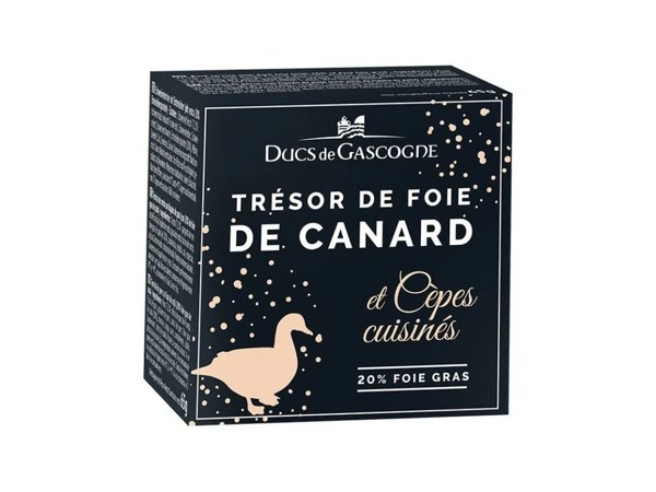 Tresor z kačacieho Foie Gras (20%) s hríbmi