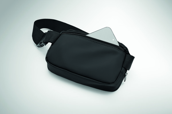 Waist bag in 210D polyester Korovin Waist - Black