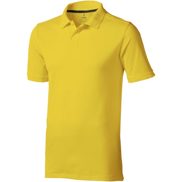 Polo de manga curta para homem de 200 g/m² Calgary - Amarelo / S