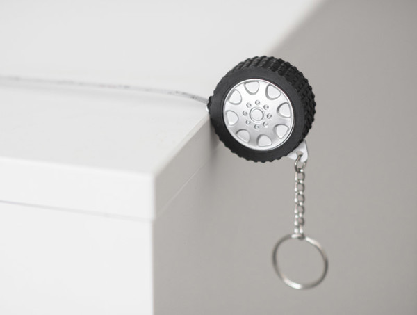 Keychain - tape measure TIRE 1 m