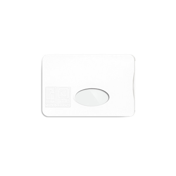 Credit-card cover with RFID blocking - Blanc / Unique