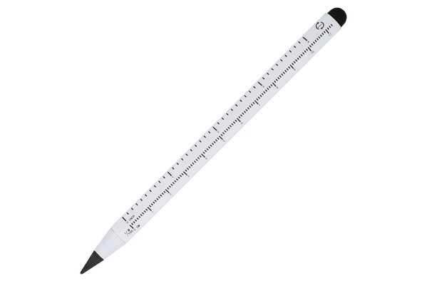 Crayon et règle durables R-AL - Blanc