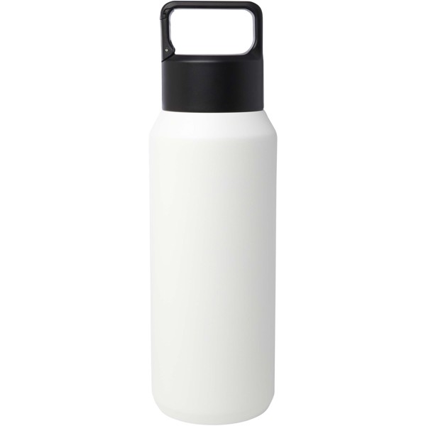 Astra 600 ml RCS-zertifizierte Kupfer-Vakuum Isolierflasche aus recyceltem Edelstahl (Kohlensäure geeignet) - weiss