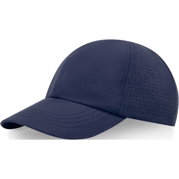 Mica 110 g/m² GRS recycelte Cool Fit Kappe mit sechs Segmenten - navy