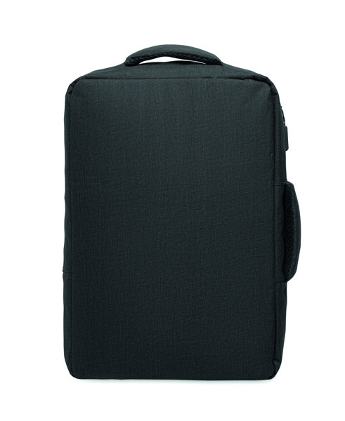 Mochila fina portátil de 15 Laugar - Preto