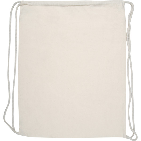 ANTON Bavlnené športové vrecúško 140g/m² - White