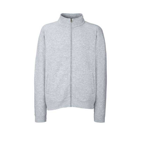 Casaco Classic Sweat 280G - 80% Algodão/ 20% Poliéster - Cinza Claro / S