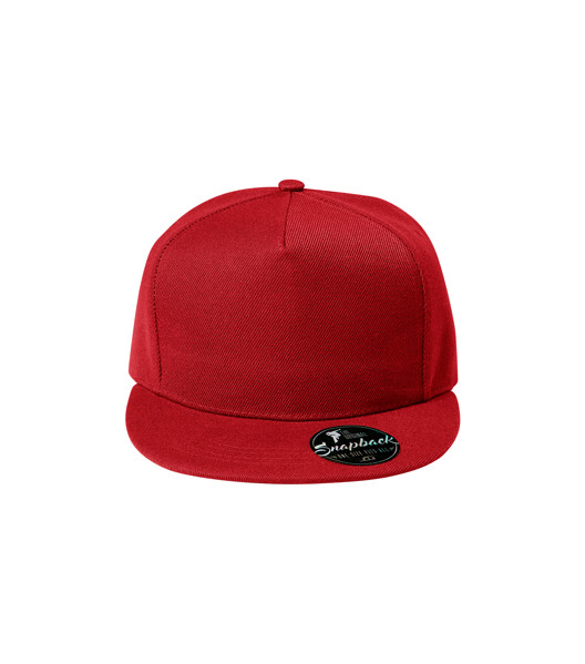 Čepice Unisex Malfini® Rap 5P - Červená / nastavitelná