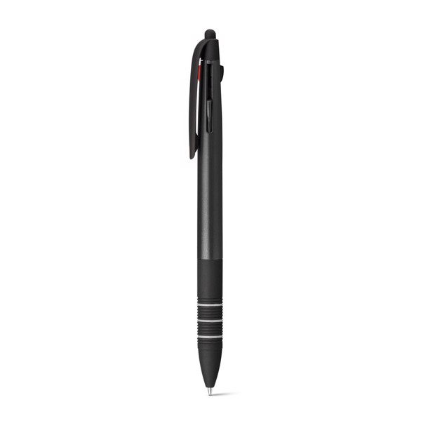 MULTIS. Multifunction ball pen with 3 in 1 writing - Black