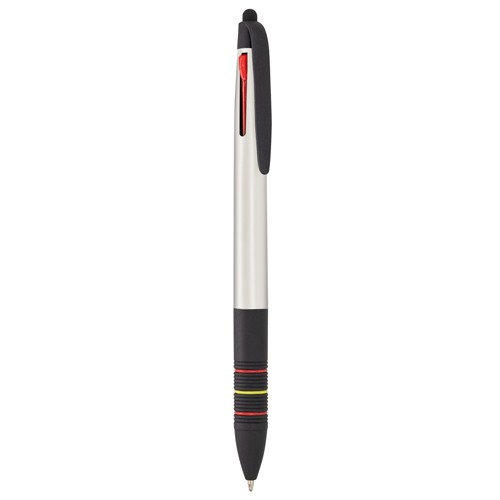 <p>STYLO POINTEUR 3 COULEURS AVEC DRAPEAU “HISPANIA”</p> - Blanc