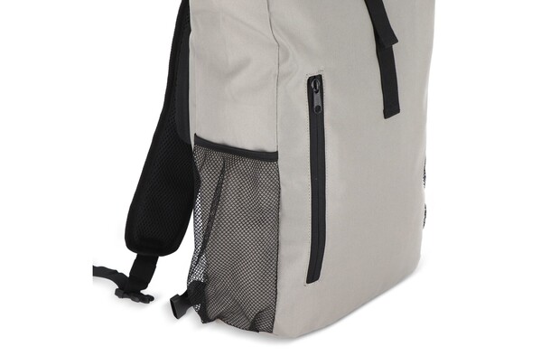R-PET 600D Rolltop sac à dos vélo 20L - Gris