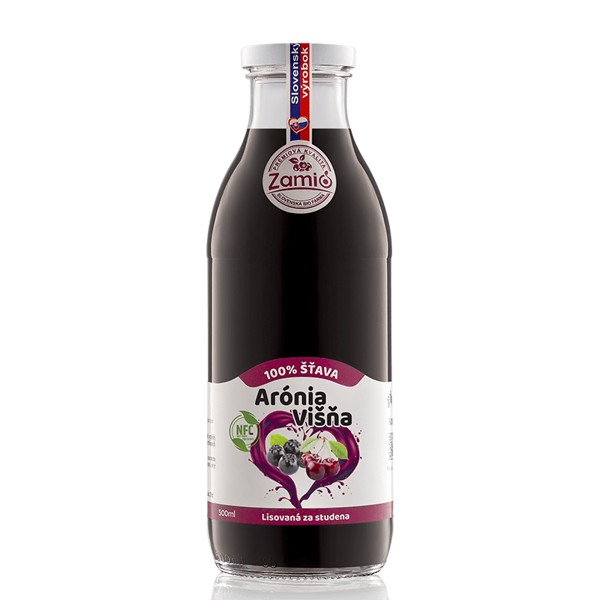 100% šťava ARÓNIA - VIŠŇA 500ml