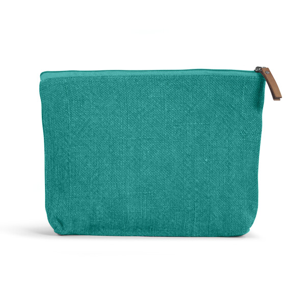 Trousse zip jute ANYDAYS - vert/turquoise