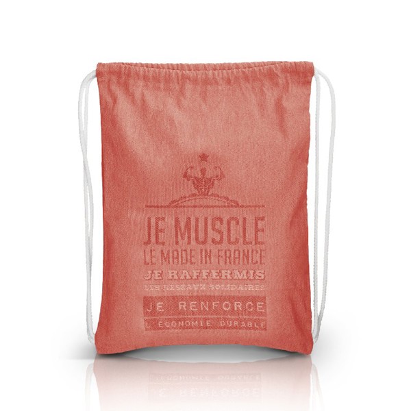 SAC A DOS EN COTON - GYM BAG 150 g/m2 - Rouge