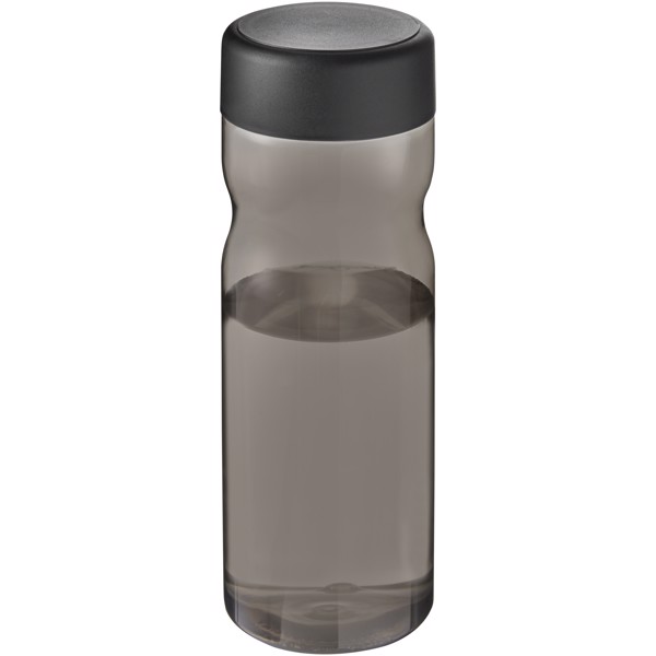 H2O Active® Base Tritan™ 650 ml športová fľaša so skrutkovacím uzáverom - Uhľová / Jednofarebná čierna