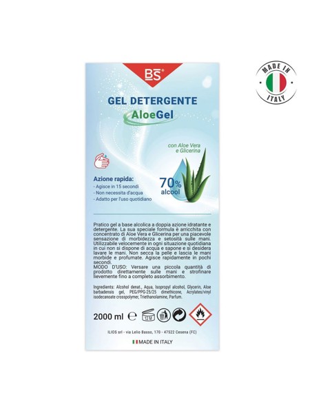 Gel detergente mani 2000ml tappo a vite