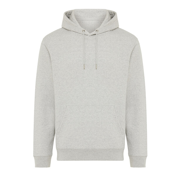Mikina s kapucí IQONIQ Joshua z recyklované bavlny - Light Heather Grey / 4XL